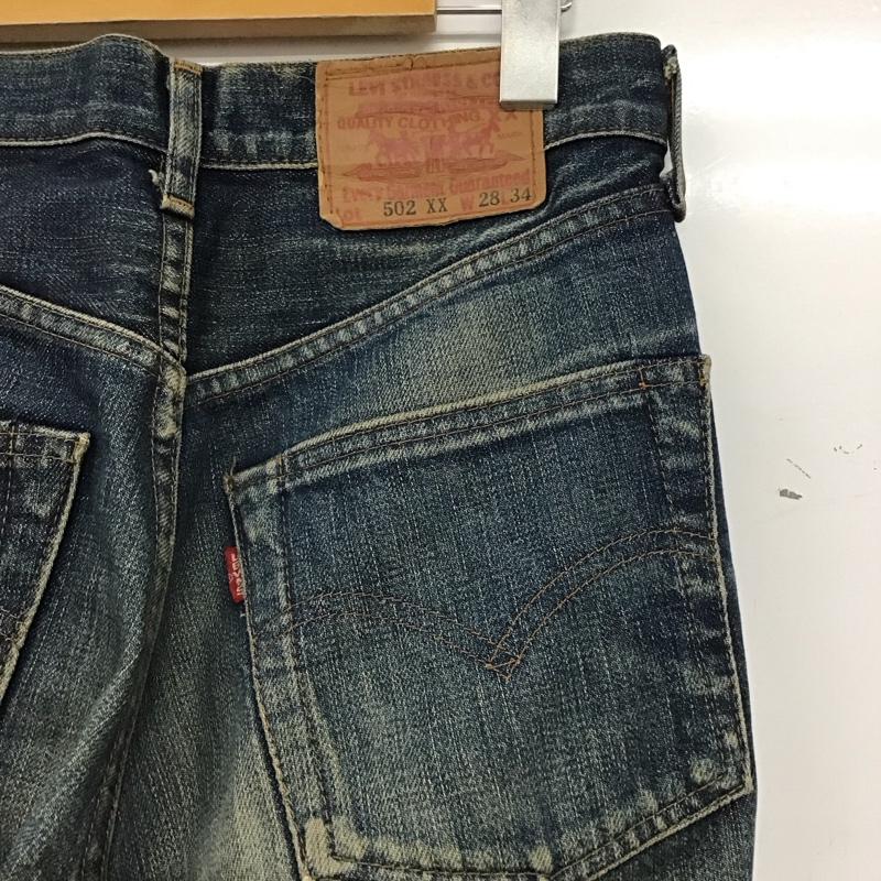 リーバイストラウスアンドコー Levi Strauss & co. パンツ デニム、ジーンズ デニムパンツ スリムパンツ カジュアルパンツ 28インチ ロゴ、文字 インディゴ / インディゴ / Indigo メンズ USED 古着 中古 10154626