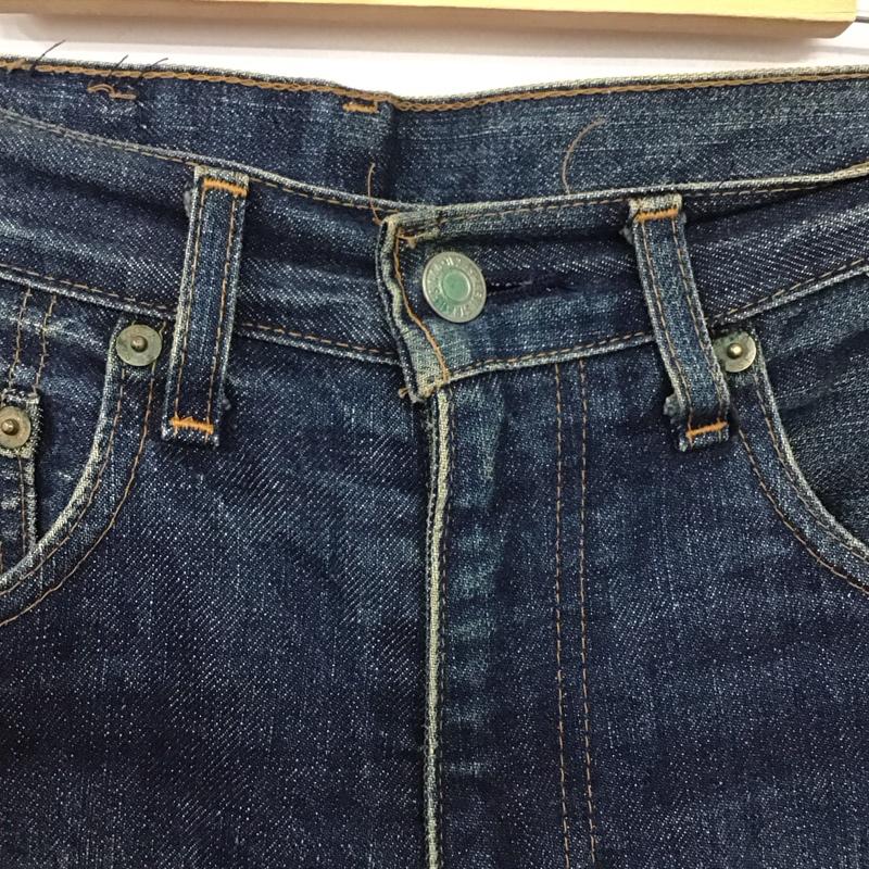リーバイストラウスアンドコー Levi Strauss & co. パンツ デニム、ジーンズ デニムパンツ スリムパンツ カジュアルパンツ 28インチ ロゴ、文字 インディゴ / インディゴ / Indigo メンズ USED 古着 中古 10154626