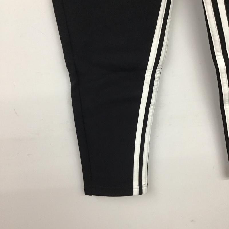 アディダス adidas パンツ ワークパンツ、ペインターパンツ fwq69 テーパードパンツ ジャージ S ロゴ、文字 黒 / ブラック / black メンズ USED 古着 中古 10154627