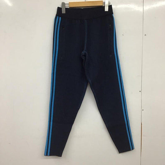 アディダス adidas パンツ ワークパンツ、ペインターパンツ ジャージ スリムパンツ S ロゴ、文字 紺 / ネイビー / navy メンズ USED 古着 中古 10154628