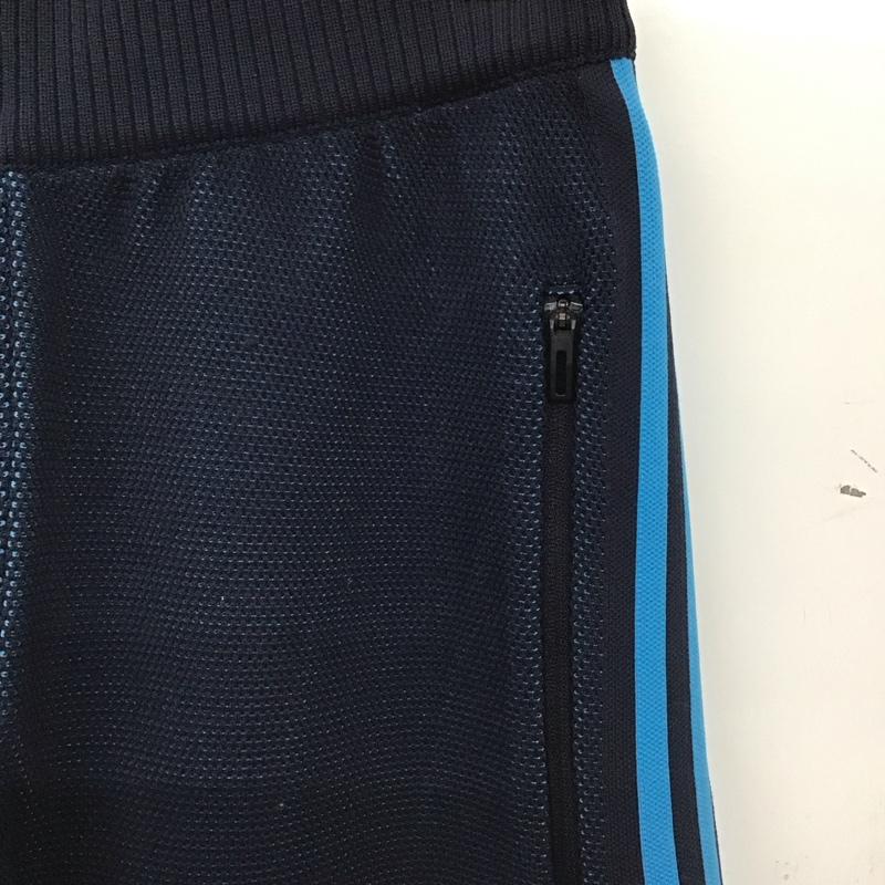 アディダス adidas パンツ ワークパンツ、ペインターパンツ ジャージ スリムパンツ S ロゴ、文字 紺 / ネイビー / navy メンズ USED 古着 中古 10154628