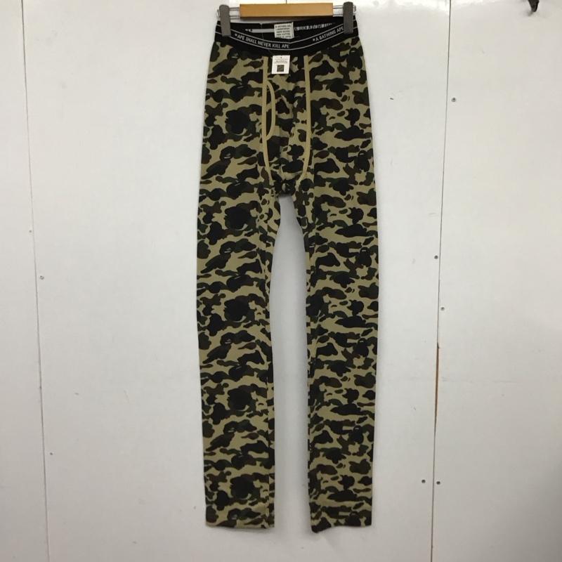アベイシングエイプ A BATHING APE パンツ ワークパンツ、ペインターパンツ サーマルパンツ アンダーウェア スパッツ L カモフラージュ柄・迷彩 マルチカラー / マルチカラー / multicolor メンズ USED 古着 中古 10154630