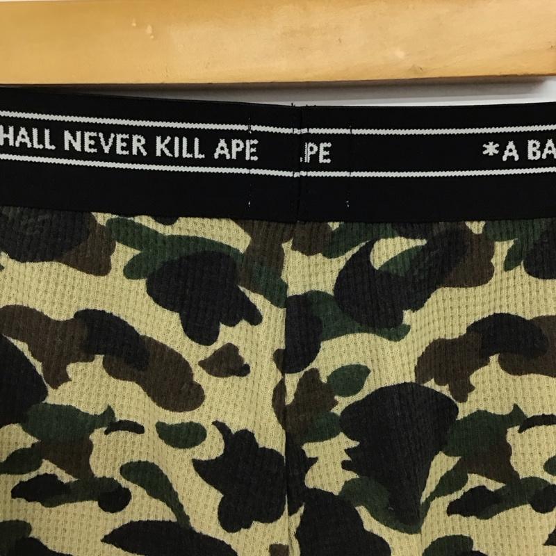 アベイシングエイプ A BATHING APE パンツ ワークパンツ、ペインターパンツ サーマルパンツ アンダーウェア スパッツ L カモフラージュ柄・迷彩 マルチカラー / マルチカラー / multicolor メンズ USED 古着 中古 10154630