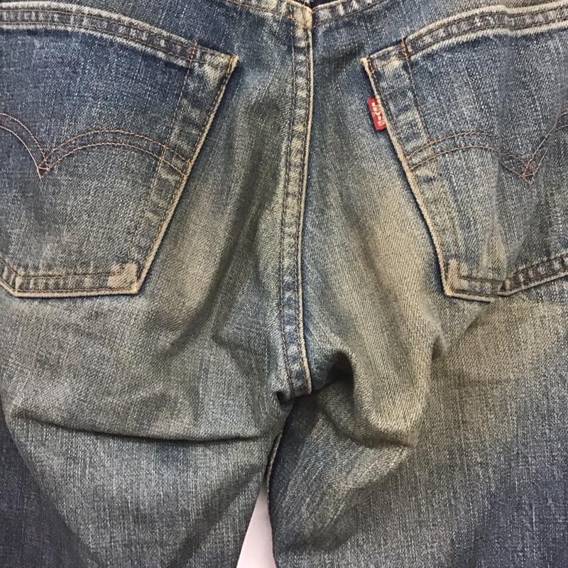 リーバイストラウスアンドコー Levi Strauss & co. パンツ デニム、ジーンズ デニムパンツ スリムパンツ カジュアルパンツ 28インチ 無地 インディゴ / インディゴ / Indigo メンズ USED 古着 中古 10154631