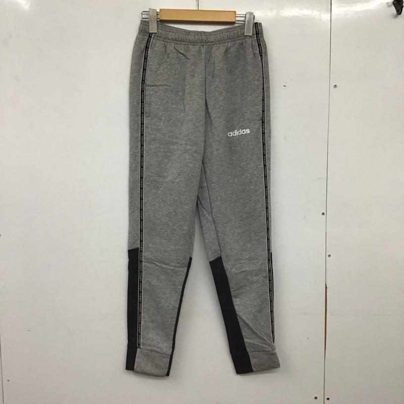 アディダス adidas パンツ ワークパンツ、ペインターパンツ スウェットパンツ スリムパンツ スポーツウェア S ロゴ、文字 灰 / グレー / gray メンズ USED 古着 中古 10154652