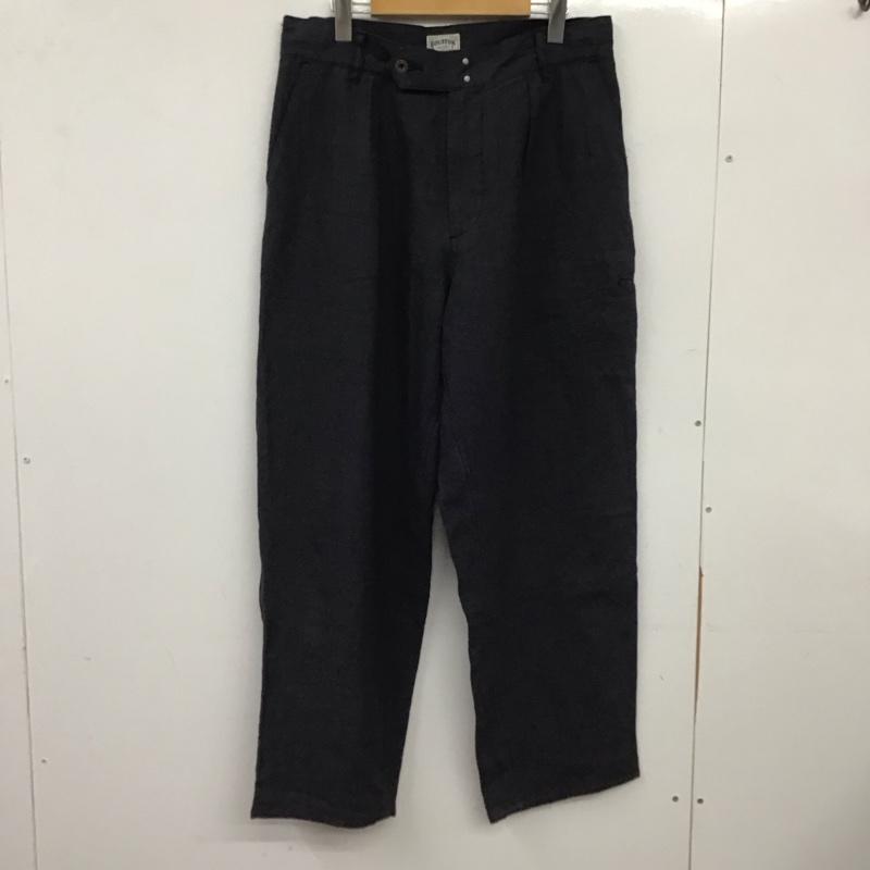 ヒューストン HOUSTON パンツ ワークパンツ、ペインターパンツ ワイドパンツ カジュアルパンツ ワークパンツ L 無地 紺 / ネイビー / navy メンズ USED 古着 中古 10154654