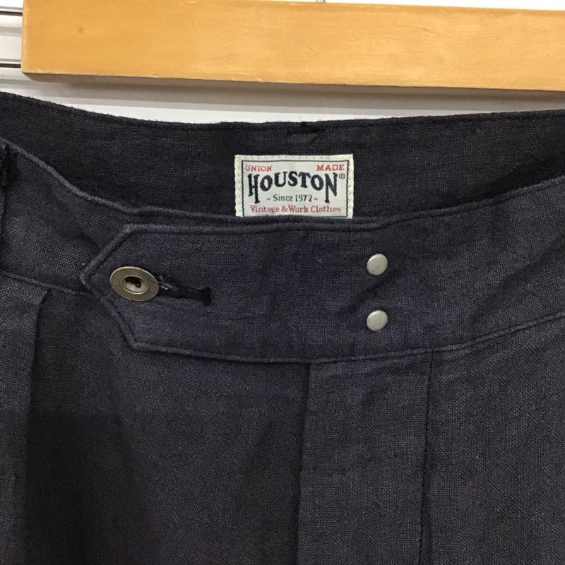 ヒューストン HOUSTON パンツ ワークパンツ、ペインターパンツ ワイドパンツ カジュアルパンツ ワークパンツ L 無地 紺 / ネイビー / navy メンズ USED 古着 中古 10154654