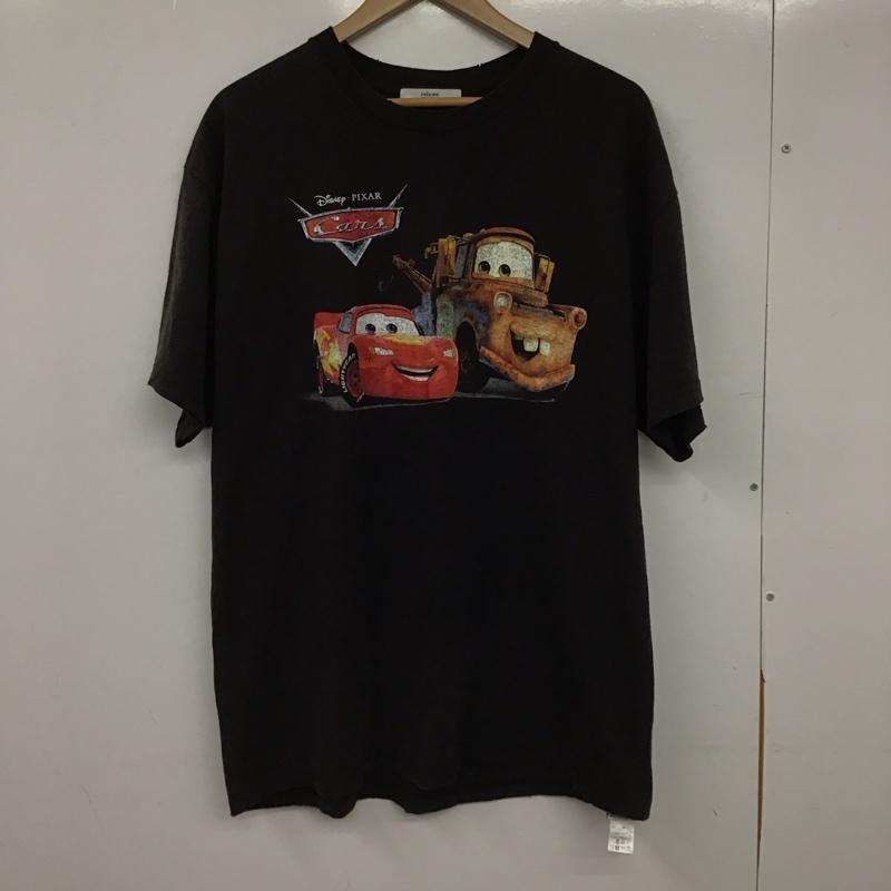 レリュームジャーナルスタンダード relume Journal Standard Tシャツ 半袖 半袖カットソー プリントTシャツ クルーネックカットソー L プリント ダークグレー / ダークグレー / メンズ USED 古着 中古 10154656