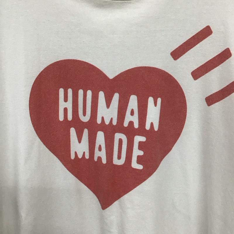ヒューマンメード HUMAN MADE Tシャツ 半袖 半袖カットソー プリントTシャツ クルーネックカットソー XXL プリント 白 / ホワイト / white メンズ USED 古着 中古 10154657
