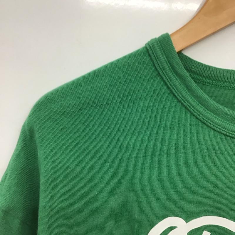 ヒューマンメード HUMAN MADE Tシャツ 半袖 半袖カットソー プリントTシャツ クルーネックカットソー XXL ロゴ、文字 緑 / グリーン / green メンズ USED 古着 中古 10154658