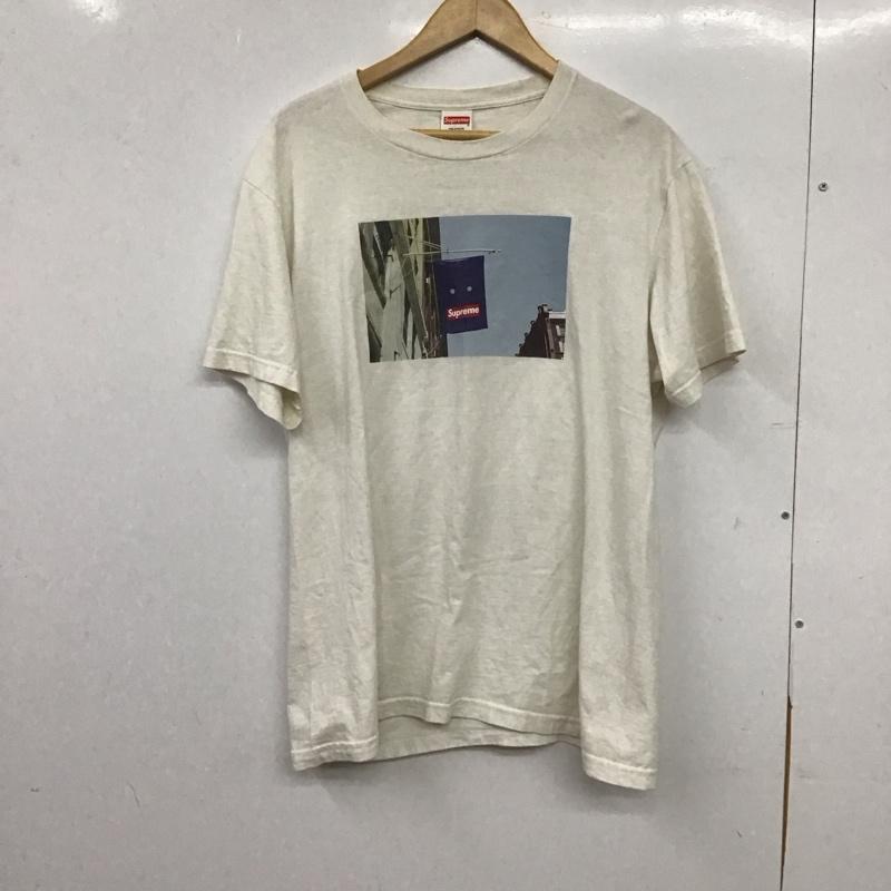 シュプリーム Supreme Tシャツ 半袖 半袖カットソー プリントTシャツ クルーネックカットソー M プリント 白 / ホワイト / white メンズ USED 古着 中古 10154662