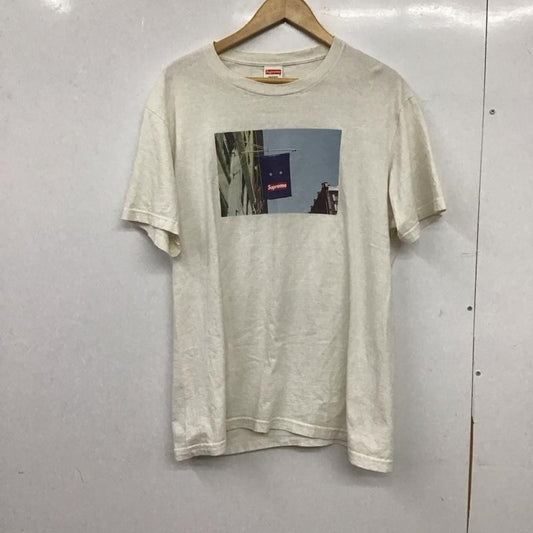 シュプリーム Supreme Tシャツ 半袖 半袖カットソー プリントTシャツ クルーネックカットソー M プリント 白 / ホワイト / white メンズ USED 古着 中古 10154662