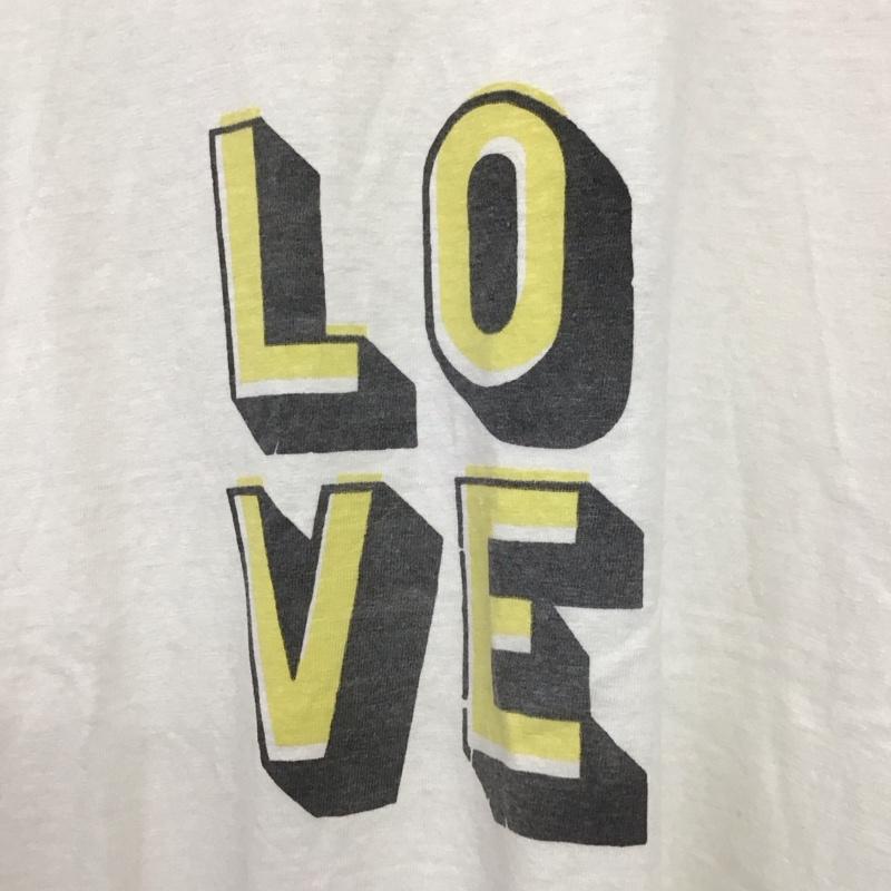 レミ レリーフ REMI RELIEF Tシャツ 半袖 半袖カットソー プリントTシャツ クルーネックカットソー XL ロゴ、文字 白 / ホワイト / white メンズ USED 古着 中古 10154663