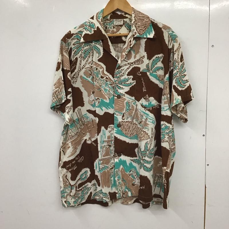 古着 USED シャツ、ブラウス 半袖 半袖シャツ プリントシャツ ポケットシャツ L プリント マルチカラー / マルチカラー / multicolor メンズ USED 古着 中古 10154664