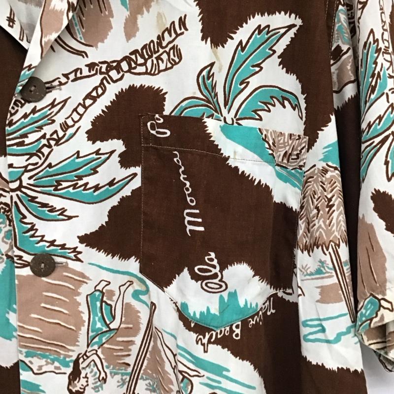 古着 USED シャツ、ブラウス 半袖 半袖シャツ プリントシャツ ポケットシャツ L プリント マルチカラー / マルチカラー / multicolor メンズ USED 古着 中古 10154664
