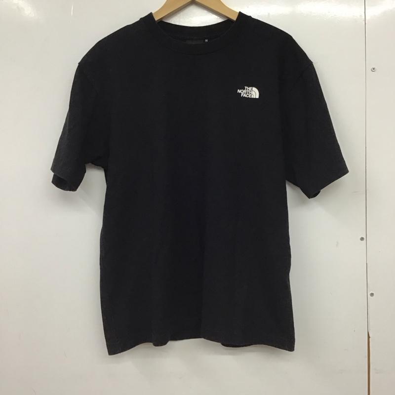 ザノースフェイス THE NORTH FACE Tシャツ 半袖 nt31952 半袖Tシャツ プリントTシャツ M ロゴ、文字 黒 / ブラック / black メンズ USED 古着 中古 10154666