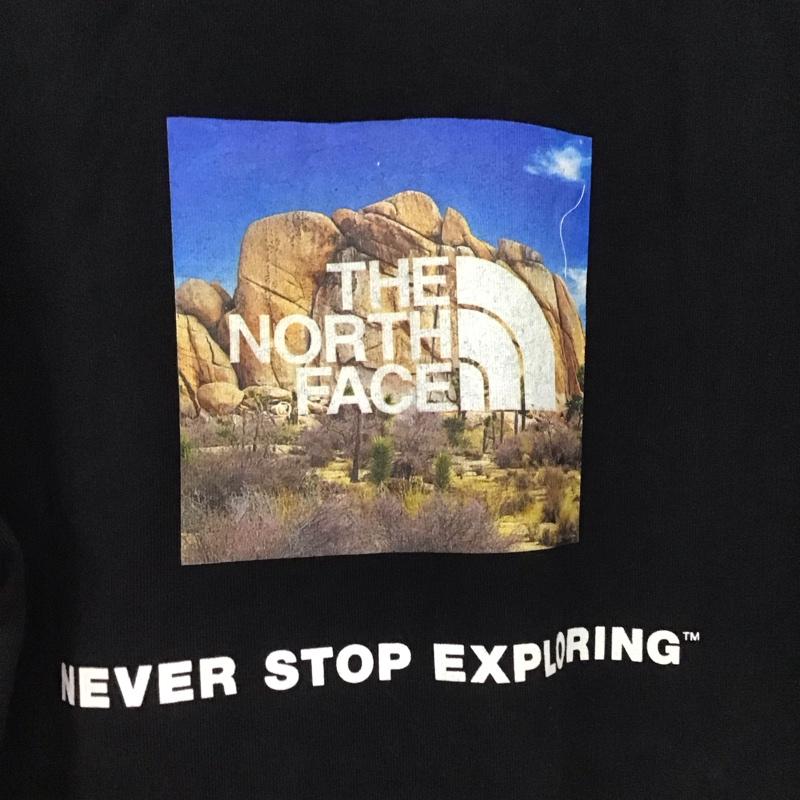 ザノースフェイス THE NORTH FACE Tシャツ 半袖 nt31952 半袖Tシャツ プリントTシャツ M ロゴ、文字 黒 / ブラック / black メンズ USED 古着 中古 10154666