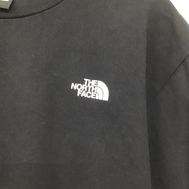 ザノースフェイス THE NORTH FACE Tシャツ 半袖 nt31952 半袖Tシャツ プリントTシャツ M ロゴ、文字 黒 / ブラック / black メンズ USED 古着 中古 10154666
