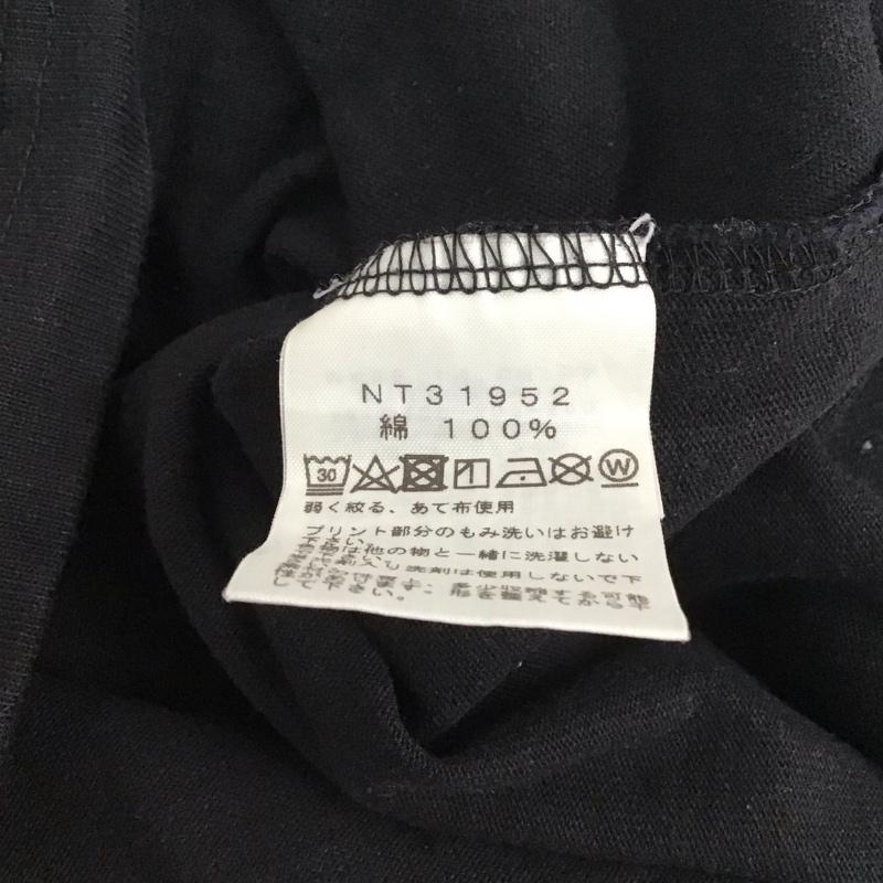 ザノースフェイス THE NORTH FACE Tシャツ 半袖 nt31952 半袖Tシャツ プリントTシャツ M ロゴ、文字 黒 / ブラック / black メンズ USED 古着 中古 10154666