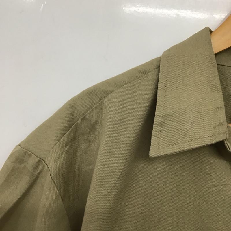 ディッキーズ Dickies シャツ、ブラウス 半袖 半袖シャツ 無地シャツ ポケットシャツ L 無地 ベージュ / ベージュ / beige メンズ USED 古着 中古 10154667