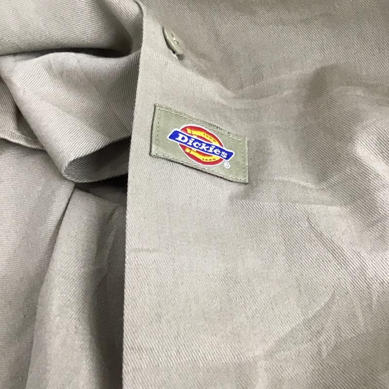 ディッキーズ Dickies シャツ、ブラウス 半袖 半袖シャツ 無地シャツ ポケットシャツ L 無地 ベージュ / ベージュ / beige メンズ USED 古着 中古 10154667