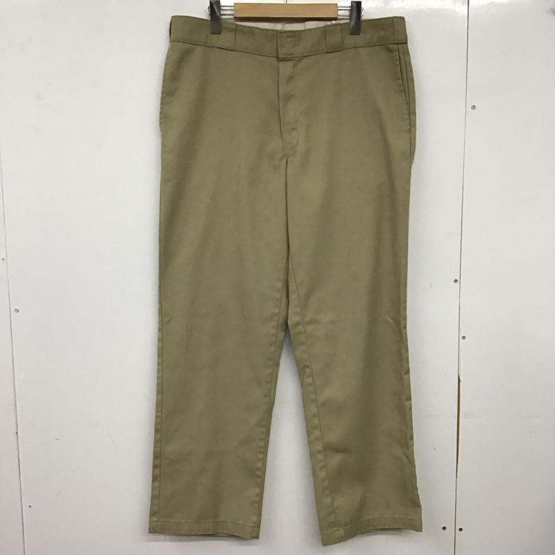ディッキーズ Dickies パンツ ワークパンツ、ペインターパンツ ワークパンツ ワイドパンツ カジュアルパンツ チノパン 36 無地 ベージュ / ベージュ / beige メンズ USED 古着 中古 10154683