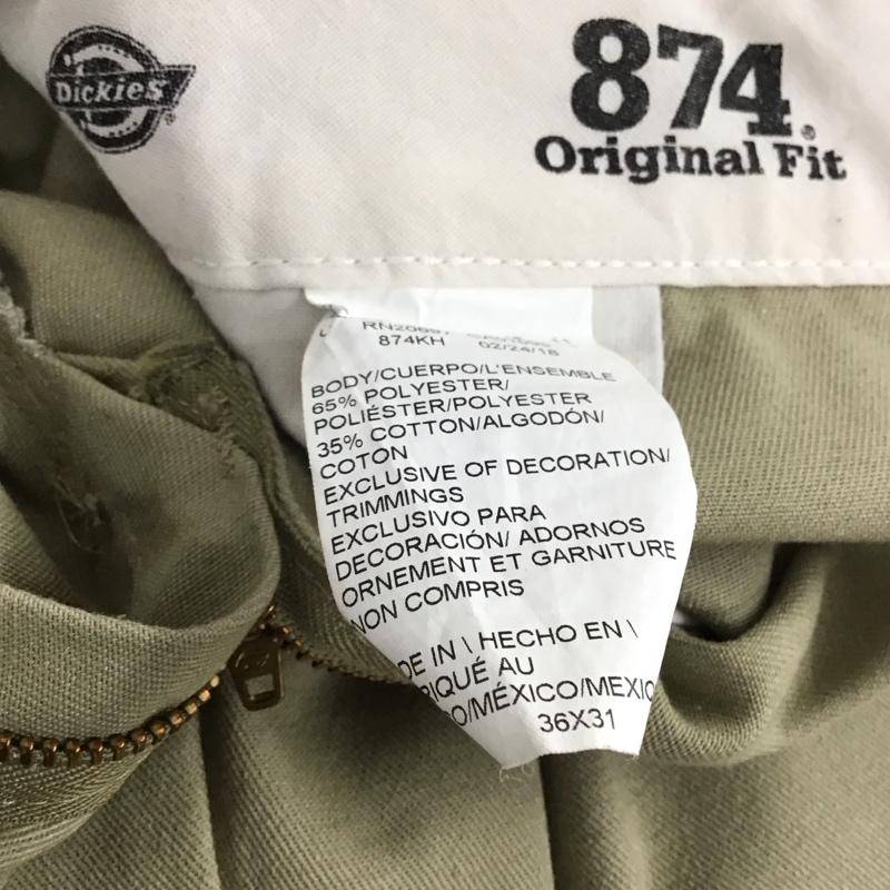 ディッキーズ Dickies パンツ ワークパンツ、ペインターパンツ ワークパンツ ワイドパンツ カジュアルパンツ チノパン 36 無地 ベージュ / ベージュ / beige メンズ USED 古着 中古 10154683