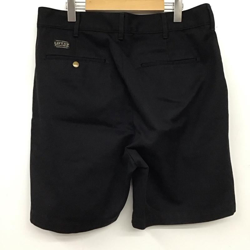 リフトアップ LIFT UP パンツ ショートパンツ ショートパンツ ハーフパンツ カジュアルパンツ 34インチ 無地 黒 / ブラック / black メンズ USED 古着 中古 10154684