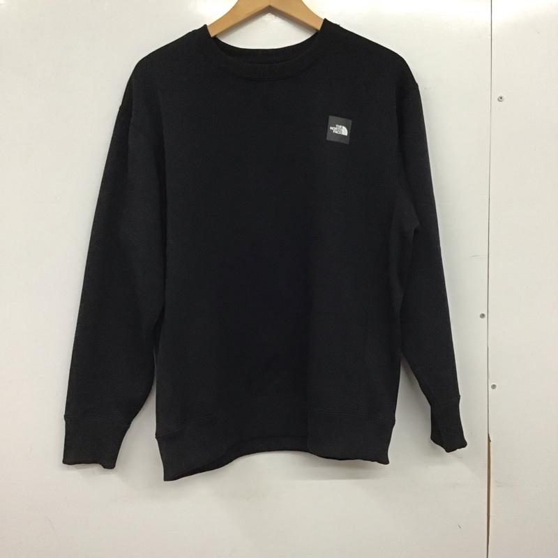 ザノースフェイス THE NORTH FACE トレーナー 長袖 nt62041 トレーナー スウェット M ロゴ、文字 黒 / ブラック / black メンズ USED 古着 中古 10154687