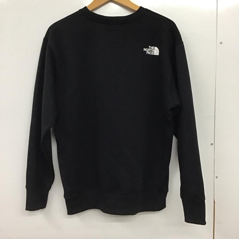 ザノースフェイス THE NORTH FACE トレーナー 長袖 nt62041 トレーナー スウェット M ロゴ、文字 黒 / ブラック / black メンズ USED 古着 中古 10154687