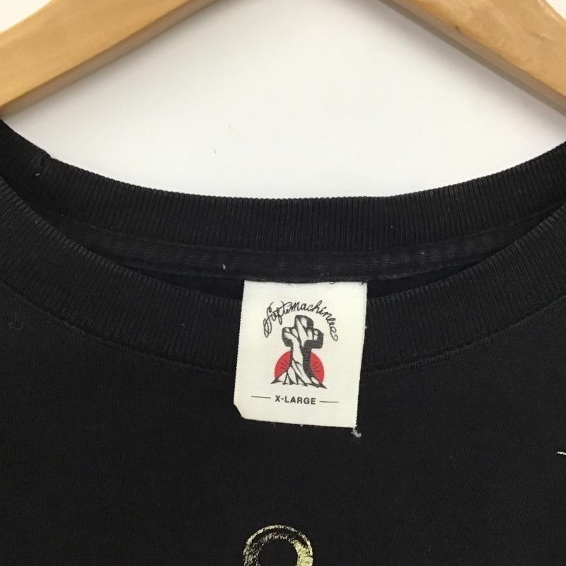 ソフトマシーン Softmachine Tシャツ 半袖 半袖カットソー プリントTシャツ クルーネックカットソー 5号 プリント 黒 / ブラック / black メンズ USED 古着 中古 10154688