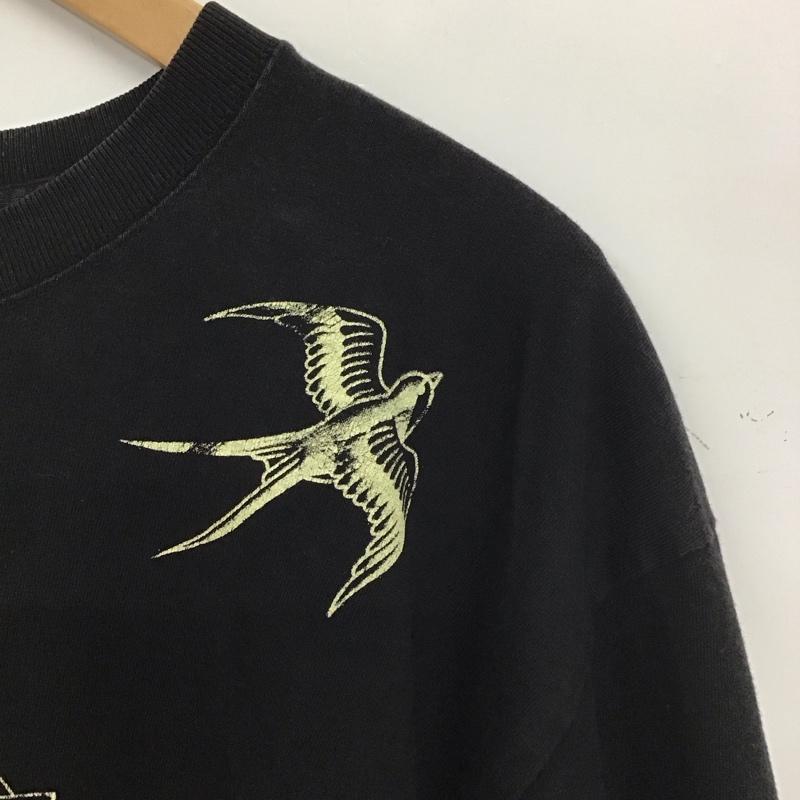 ソフトマシーン Softmachine Tシャツ 半袖 半袖カットソー プリントTシャツ クルーネックカットソー 5号 プリント 黒 / ブラック / black メンズ USED 古着 中古 10154688