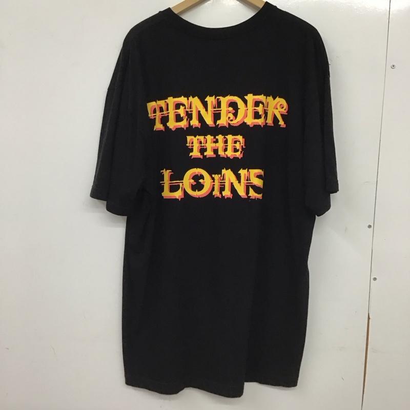 テンダーロイン TENDERLOIN Tシャツ 半袖 半袖カットソー プリントTシャツ クルーネックカットソー XL プリント 黒 / ブラック / black メンズ USED 古着 中古 10154689