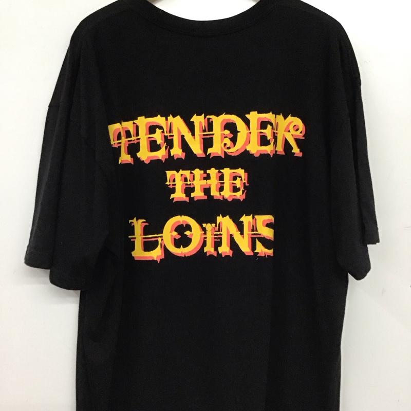 テンダーロイン TENDERLOIN Tシャツ 半袖 半袖カットソー プリントTシャツ クルーネックカットソー XL プリント 黒 / ブラック / black メンズ USED 古着 中古 10154689