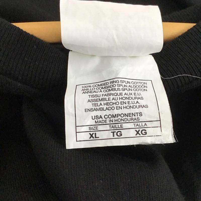 テンダーロイン TENDERLOIN Tシャツ 半袖 半袖カットソー プリントTシャツ クルーネックカットソー XL プリント 黒 / ブラック / black メンズ USED 古着 中古 10154689
