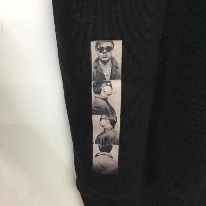 ユニクロ UNIQLO トレーナー 長袖 341-476119 スウェット M プリント 黒 / ブラック / black メンズ USED 古着 中古 10154690