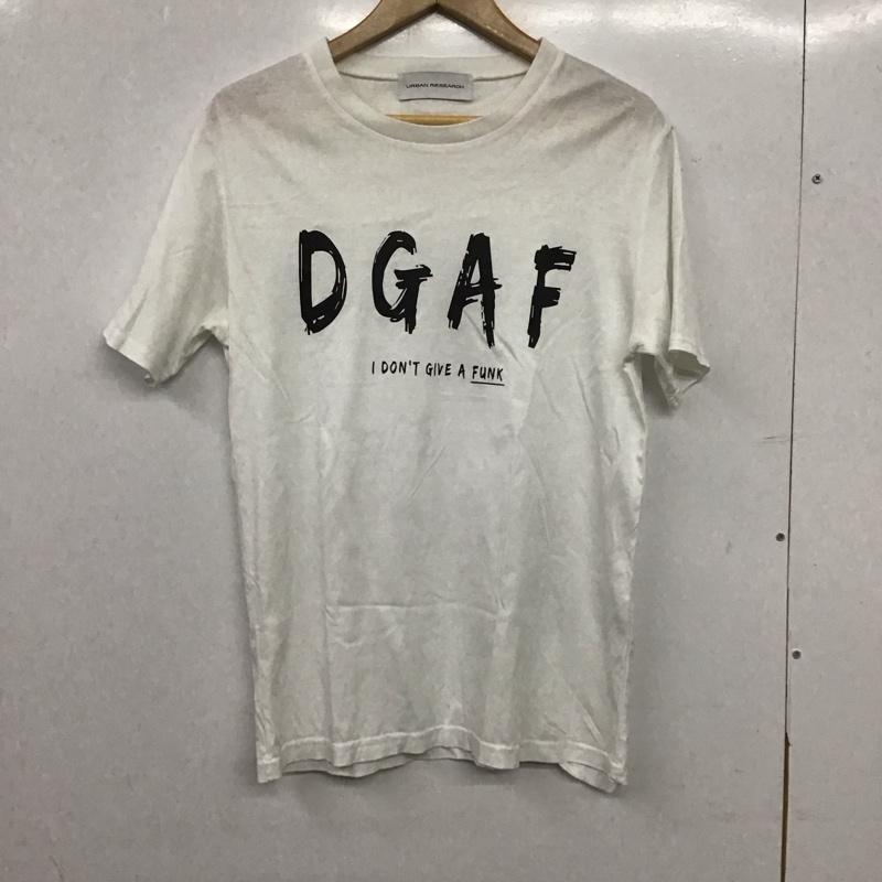 アーバンリサーチ URBAN RESEARCH Tシャツ 半袖 半袖カットソー プリントTシャツ クルーネックカットソー 38 ロゴ、文字 白 / ホワイト / white メンズ USED 古着 中古 10154691
