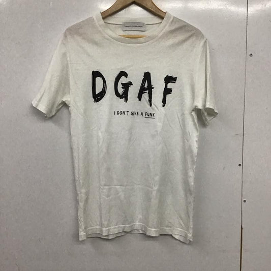アーバンリサーチ URBAN RESEARCH Tシャツ 半袖 半袖カットソー プリントTシャツ クルーネックカットソー 38 ロゴ、文字 白 / ホワイト / white メンズ USED 古着 中古 10154691