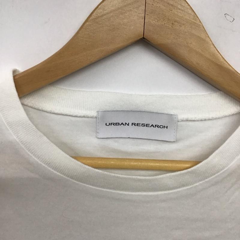 アーバンリサーチ URBAN RESEARCH Tシャツ 半袖 半袖カットソー プリントTシャツ クルーネックカットソー 38 ロゴ、文字 白 / ホワイト / white メンズ USED 古着 中古 10154691