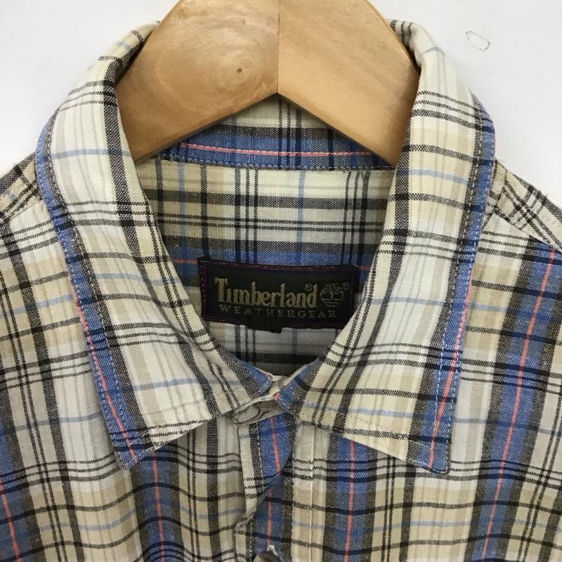 ティンバーランド Timberland シャツ、ブラウス 長袖 長袖シャツ チェックシャツ カラーシャツ M チェック マルチカラー / マルチカラー / multicolor メンズ USED 古着 中古 10154692