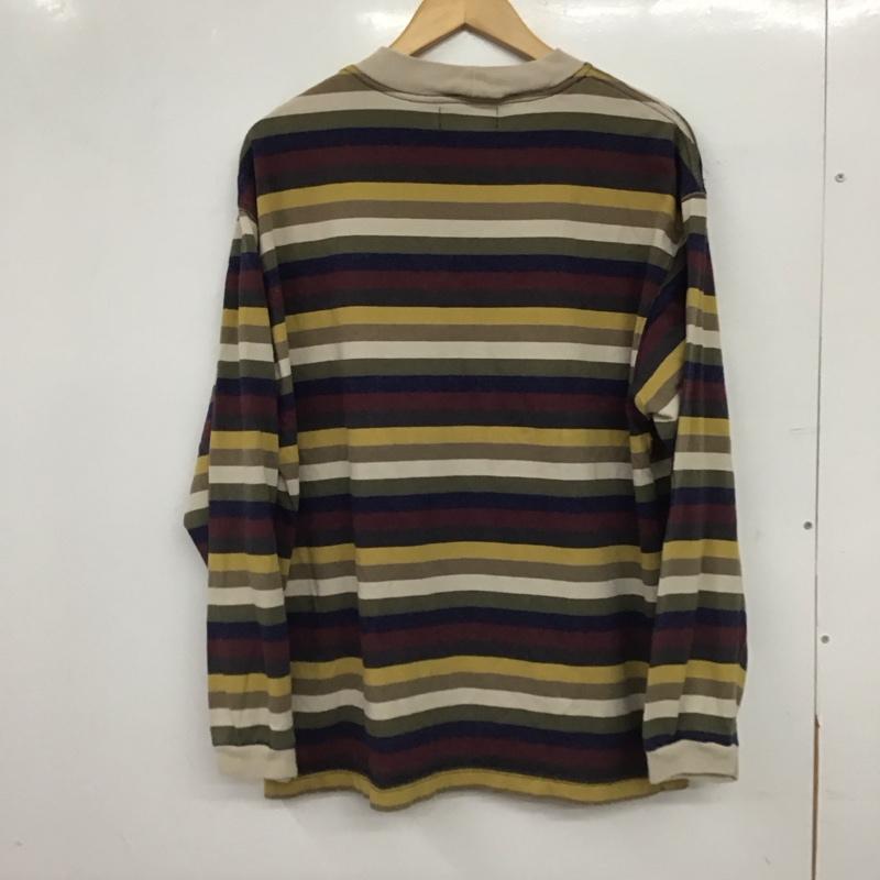 ゲス Guess Tシャツ 長袖 長袖カットソー プリントカットソー クルーネック M ロゴ、文字 マルチカラー / マルチカラー / multicolor メンズ USED 古着 中古 10154694