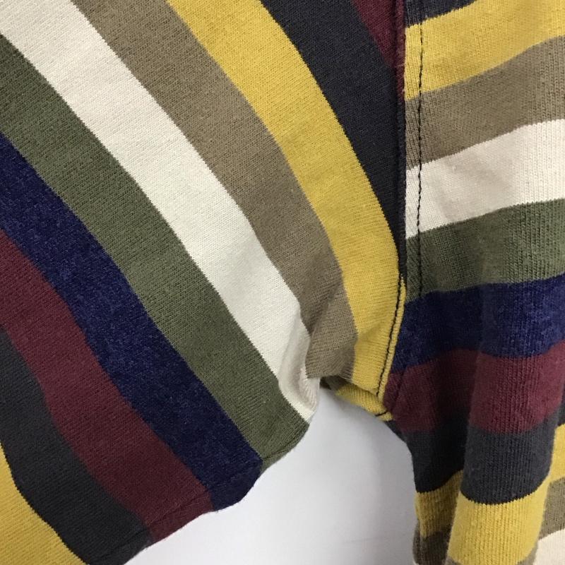 ゲス Guess Tシャツ 長袖 長袖カットソー プリントカットソー クルーネック M ロゴ、文字 マルチカラー / マルチカラー / multicolor メンズ USED 古着 中古 10154694
