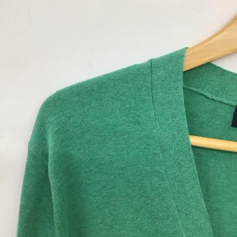 ブルックスブラザーズ BROOKS BROTHERS カーディガン 長袖 長袖カーディガン フロントボタン S 無地 薄緑 / ライトグリーン / メンズ USED 古着 中古 10154695
