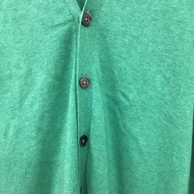 ブルックスブラザーズ BROOKS BROTHERS カーディガン 長袖 長袖カーディガン フロントボタン S 無地 薄緑 / ライトグリーン / メンズ USED 古着 中古 10154695