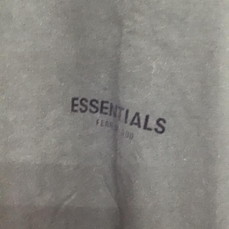 エッセンシャルズ ESSENTIALS Tシャツ 半袖 半袖カットソー プリントTシャツ クルーネックカットソー M ロゴ、文字 黒 / ブラック / black メンズ USED 古着 中古 10154699