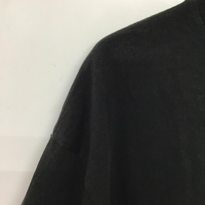 エッセンシャルズ ESSENTIALS Tシャツ 半袖 半袖カットソー プリントTシャツ クルーネックカットソー M ロゴ、文字 黒 / ブラック / black メンズ USED 古着 中古 10154699