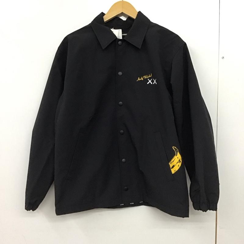 ユニクロ UNIQLO ジャケット、上着 ジャンパー、ブルゾン 311-474138 コーチジャケット S ロゴ、文字 黒 / ブラック / black メンズ USED 古着 中古 10154700