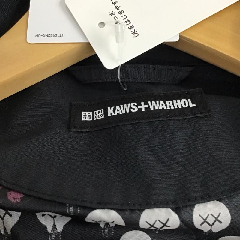 ユニクロ UNIQLO ジャケット、上着 ジャンパー、ブルゾン 311-474138 コーチジャケット S ロゴ、文字 黒 / ブラック / black メンズ USED 古着 中古 10154700