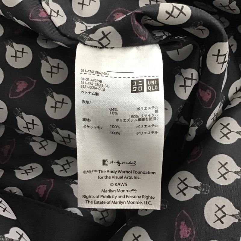 ユニクロ UNIQLO ジャケット、上着 ジャンパー、ブルゾン 311-474138 コーチジャケット S ロゴ、文字 黒 / ブラック / black メンズ USED 古着 中古 10154700