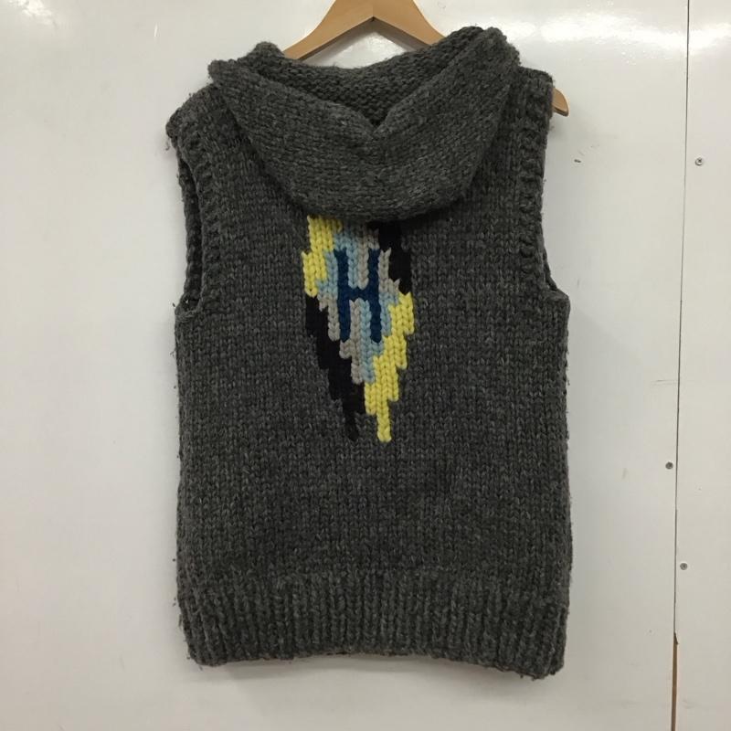 カナタ KANATA ベスト ベスト ジップアップベスト ノースリーブカットソー ニット プリント マルチカラー / マルチカラー / multicolor メンズ USED 古着 中古 10154702